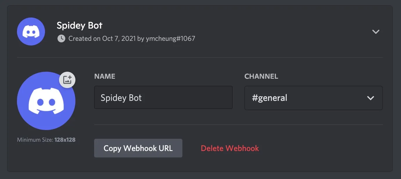 在 Discord 新增 Webhook